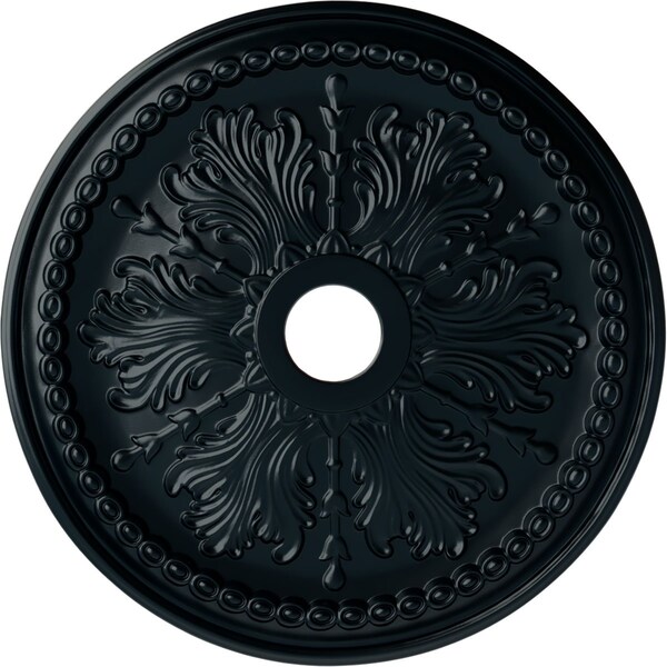 Ekena Millwork Winsor Ceiling Medallion (Fits Canopies up to 4"), 27 1/2"OD x 4"ID x 1 1/2"P, Night Shade CM27WINSF - main